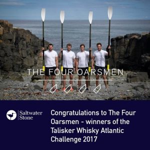 The Four Oarsmen win The Atlantic Challenge