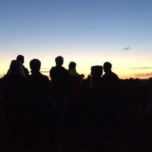 Team nightjar walk with Birds of Poole Harbour