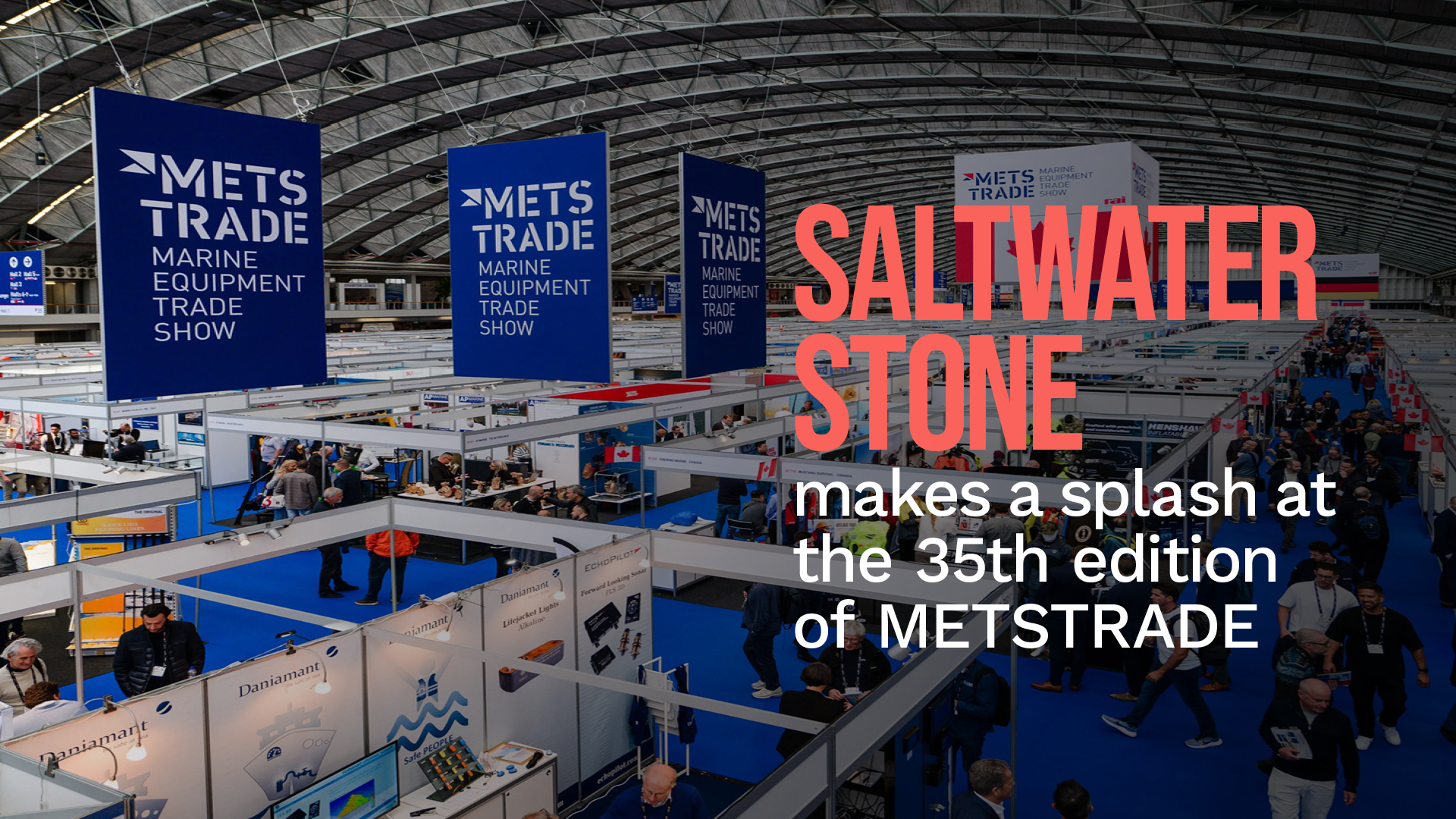 Salwater Stone makes a splash at the 35th edition of METSTRADE